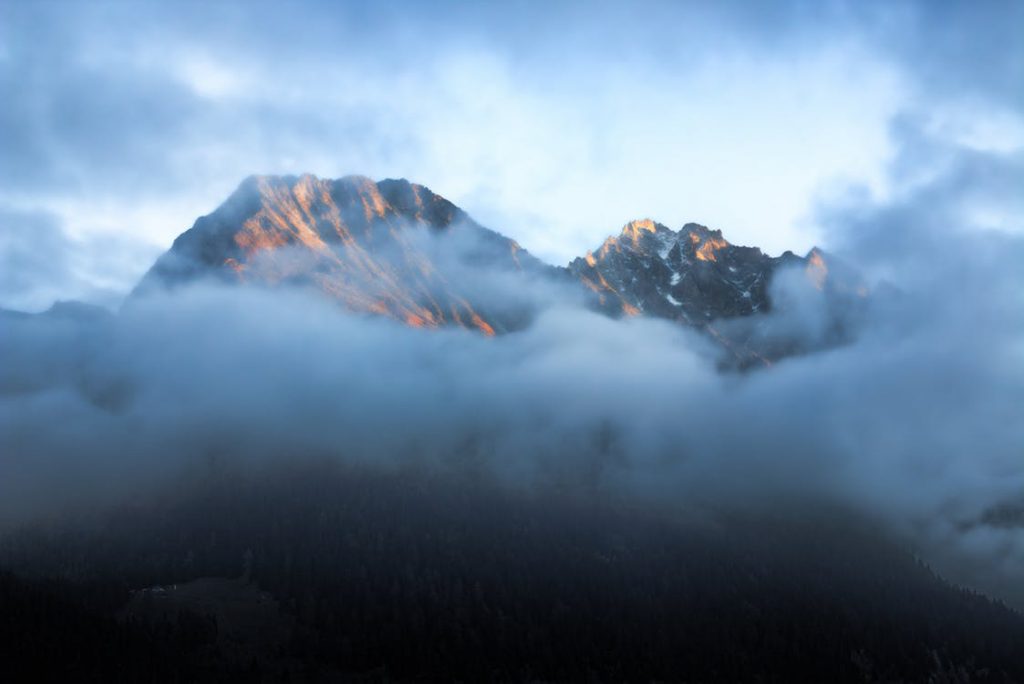 marche du cloud montagne