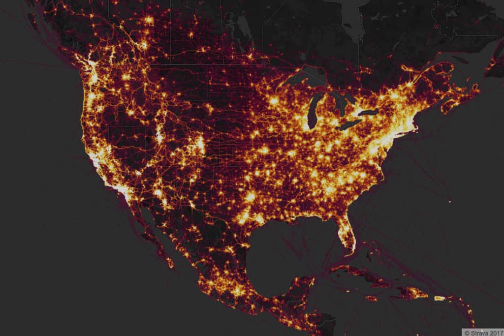 strava heatmap donées confidentielles