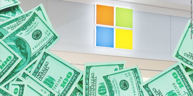 microsoft billion cloud