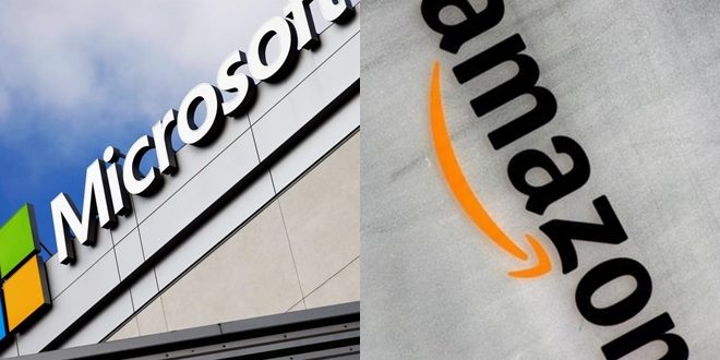 microsoft amazon croissance cloud