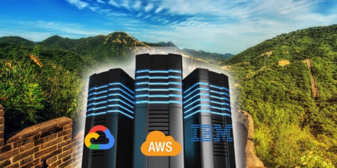 chine data centers cloud