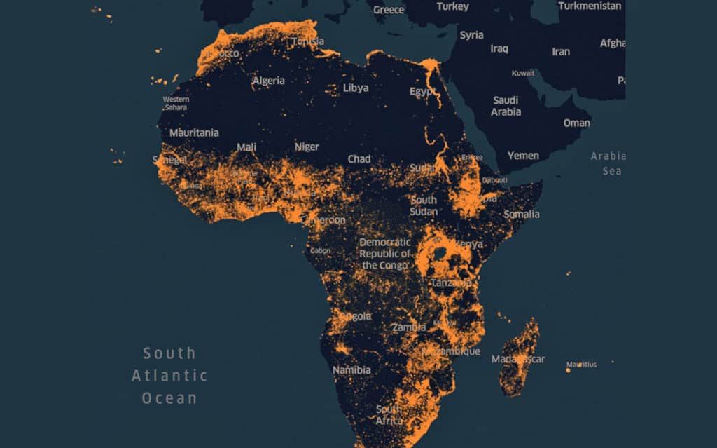 facebook carte afrique ia