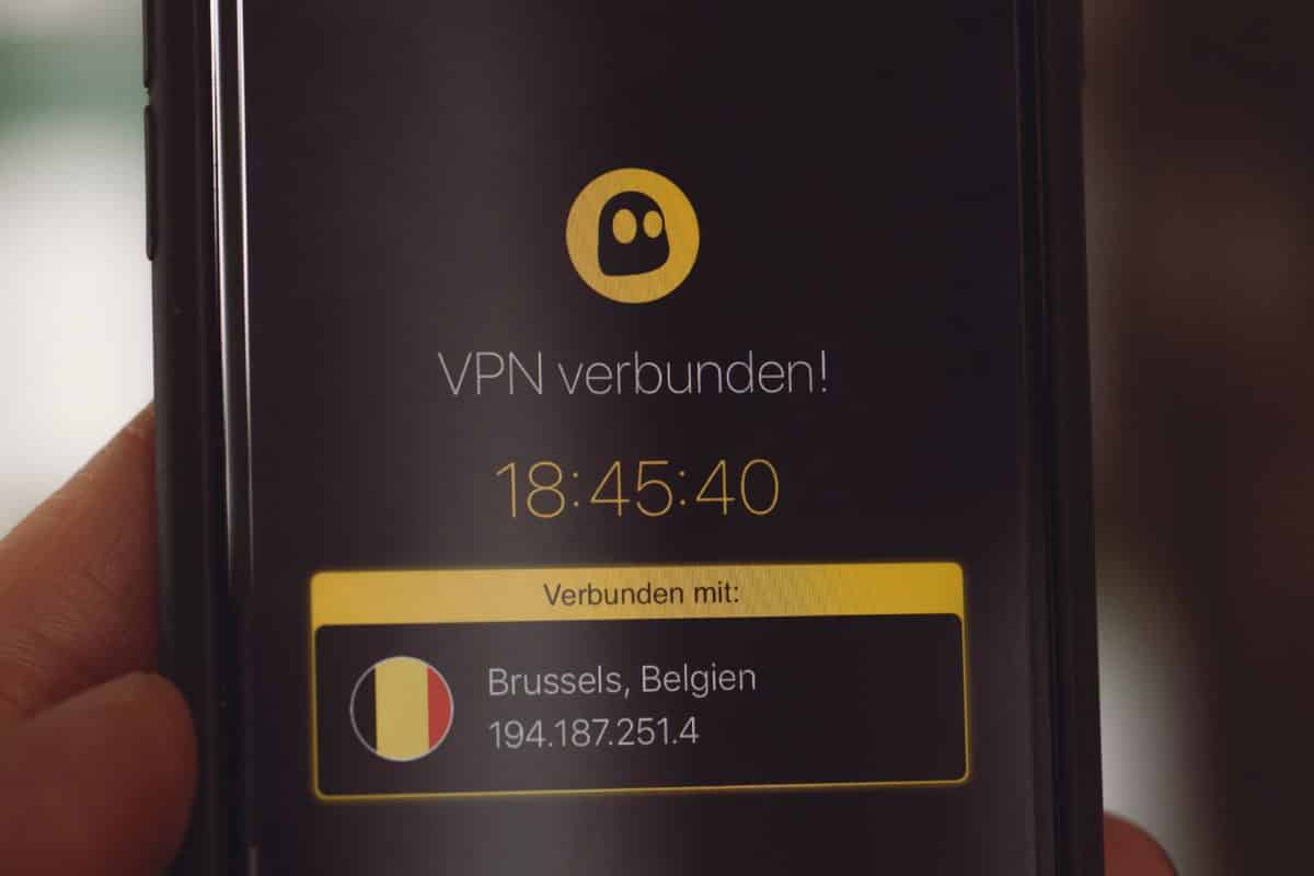 ghost vpn installé sur un téléphone