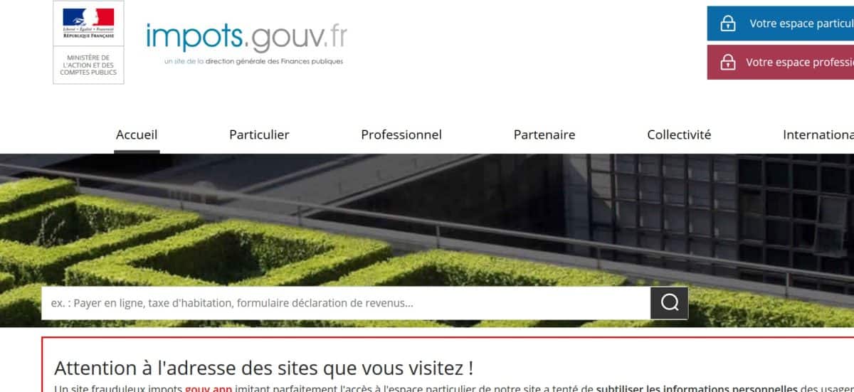 impots.gouv.fr 2020 particulier
