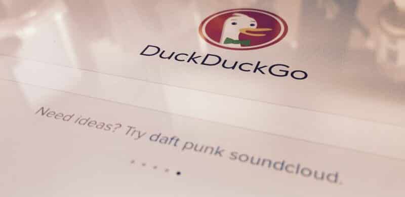 duckduckgo données historique