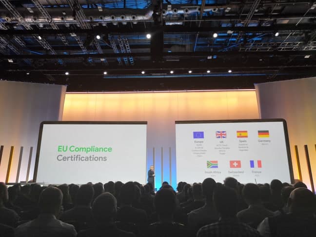 google cloud confidentialité données