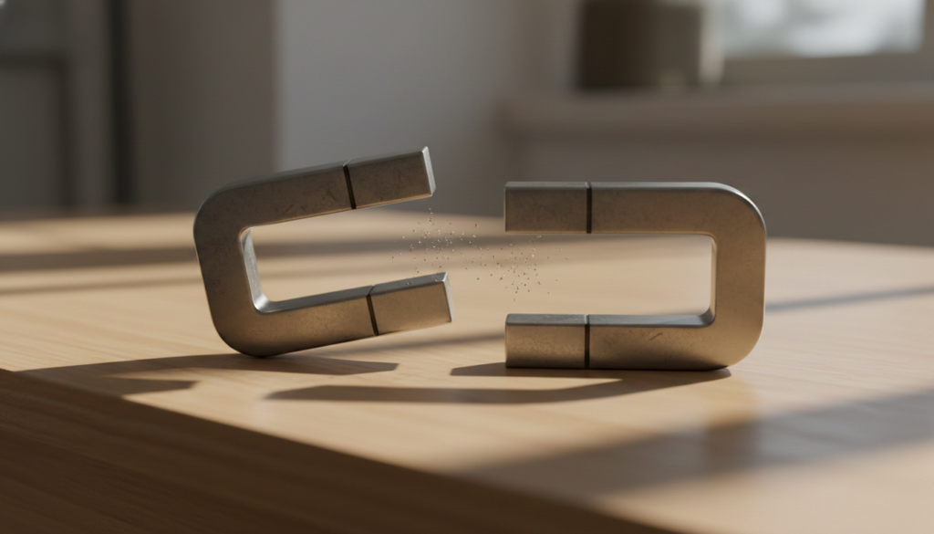 Deux aimants qui s'attirent qui illustre le phénomène de Data Gravity