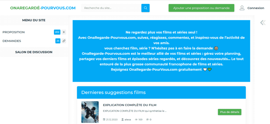 on a regardé pour vous 