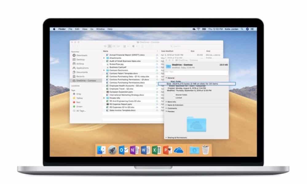 Mac Onedrive