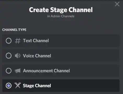 discord stage channel