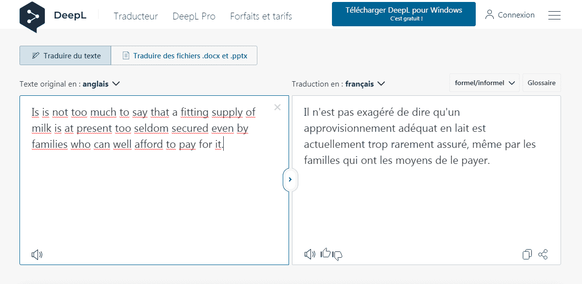 Traducteur automatique DeepL