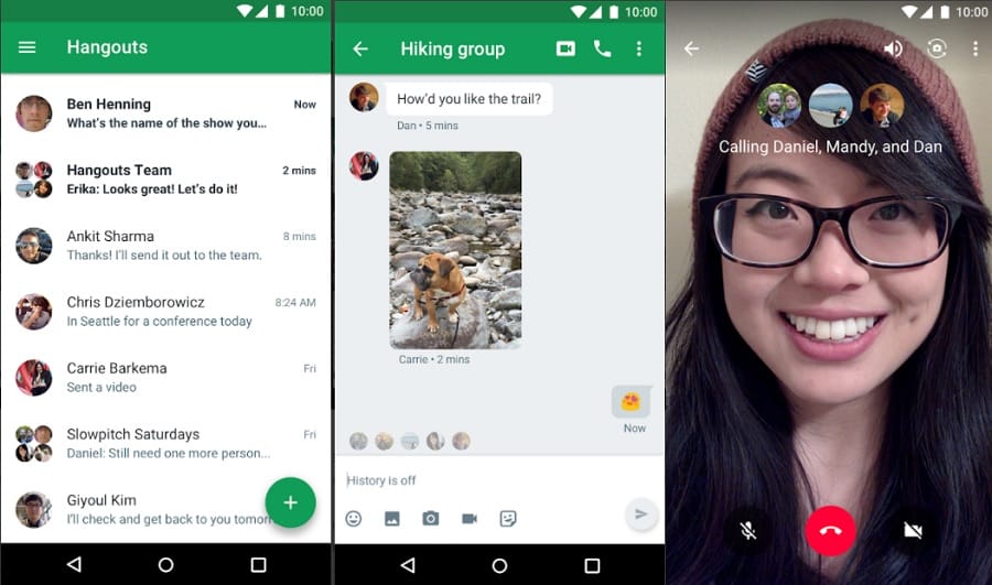 google hangouts app