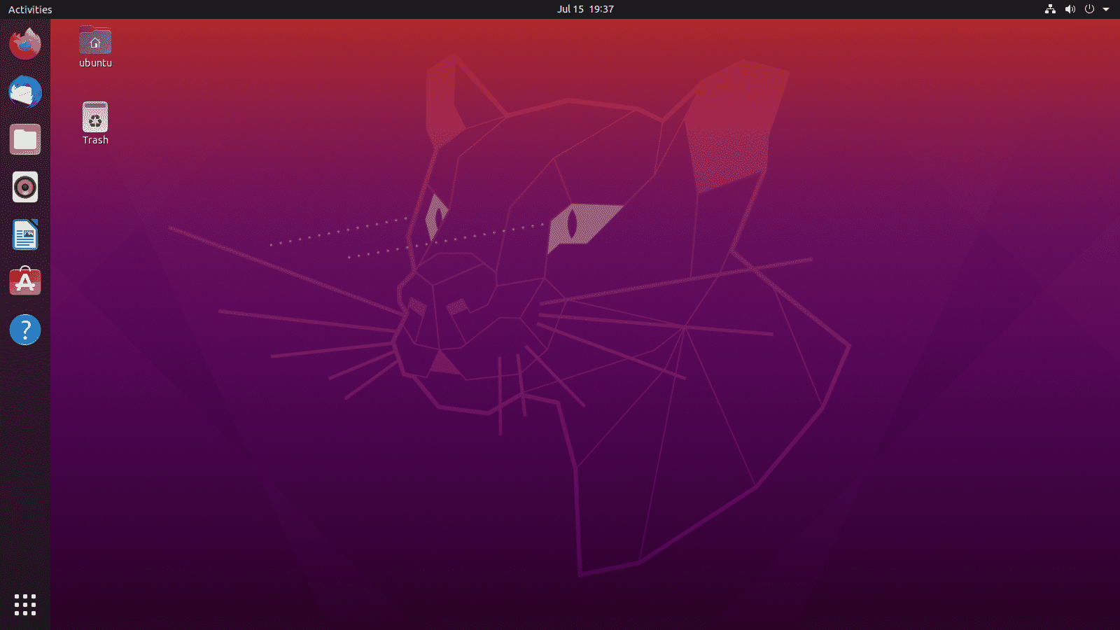 Interface Ubuntu