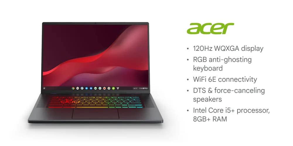 acer cloud gaming chromebook