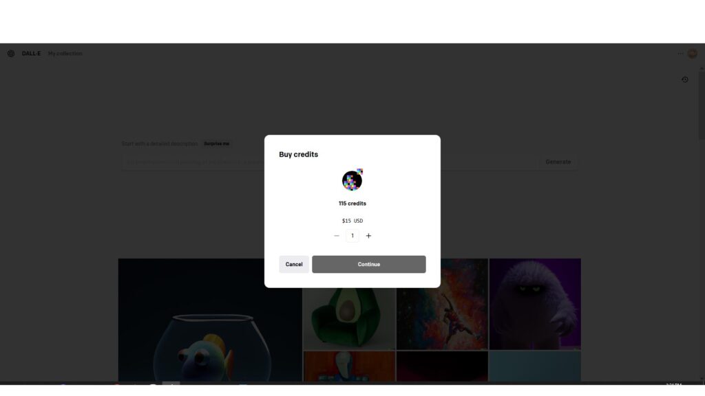 dall e 2 buy credits