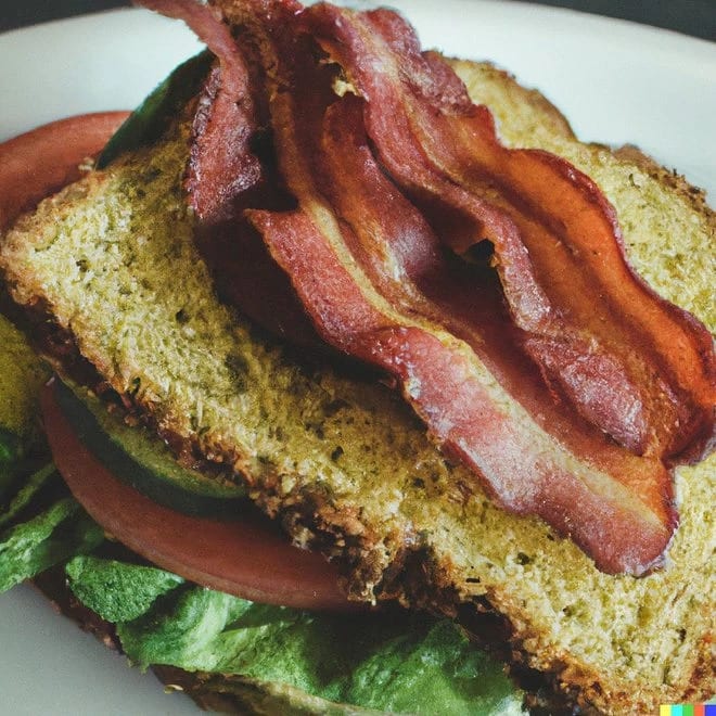 dall e 2 sandwich bacon