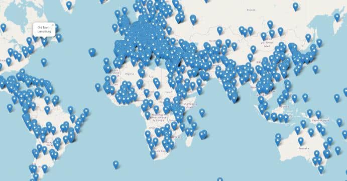 UNESCO HEAT MAP