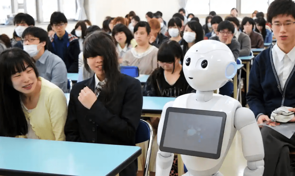 Des robots pour apprendre aux élèves japonais à parler anglais, Famille