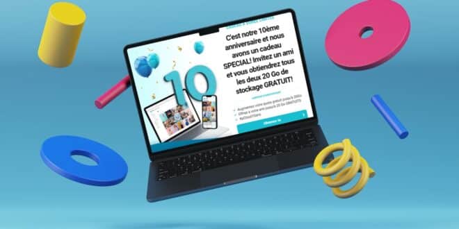 Promo 10 ans de pcloud