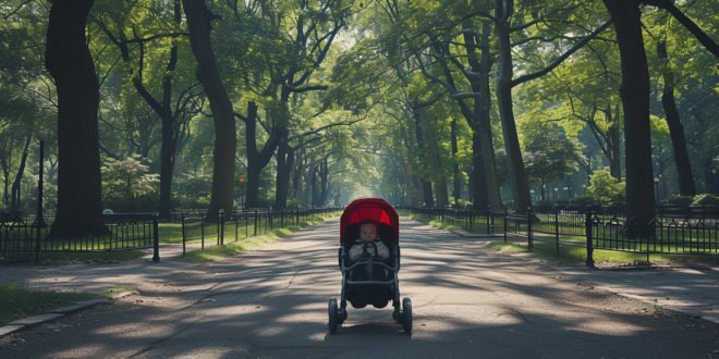 Poussette Ella avec un bébé