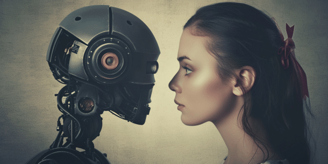 une femme et un toxicbot