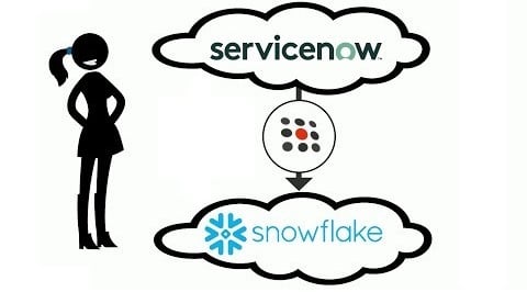 Migration ServiceNow Snowflake Plateforme Enterprise Data