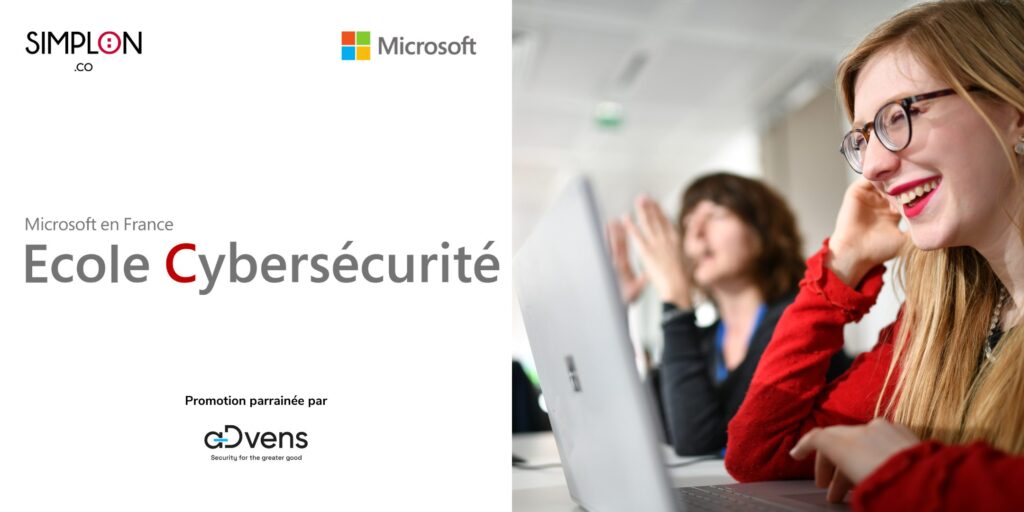 Cybersécurité, Formation professionnelle, Microsoft France, Simplon, Ecole Cyber