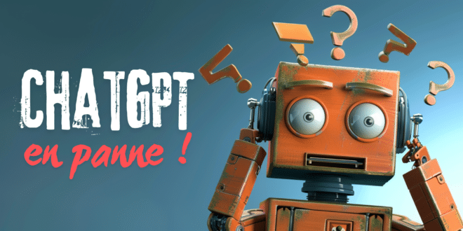 ChatGPT en panne