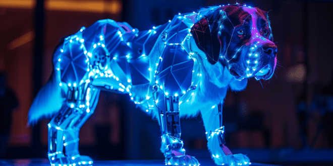 robot chien sparkles