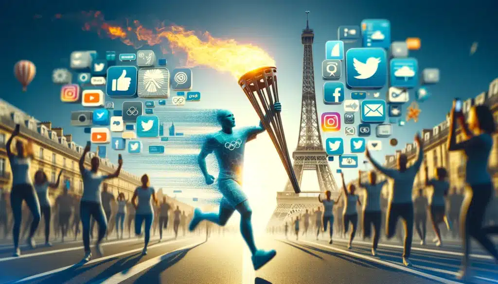 Paris 2024 réseaux sociaux