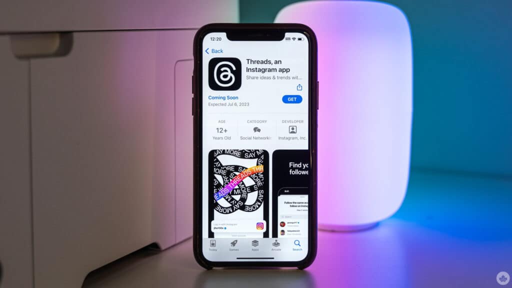 Publicité sur Threads