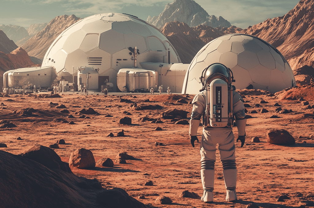 bâtir sur Mars
