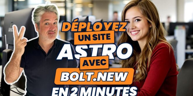 Comment déployer facilement un site Astro avec Bolt.new