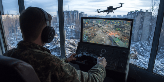 Un gamer pilote un drone tueur en Ukraine.