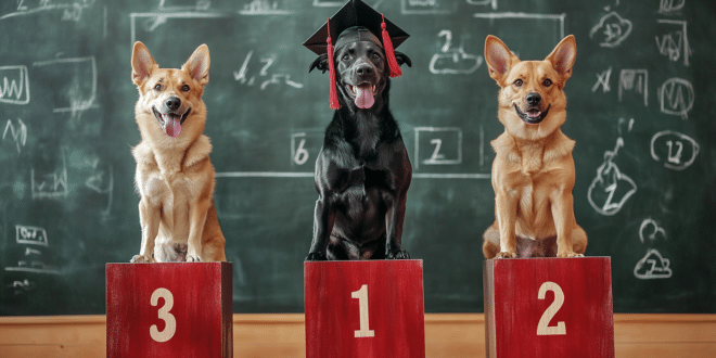 Classement des races de chiens les plus intelligentes.