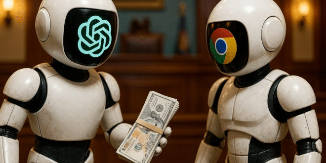 OpenAI propose de l'argent pour acheter Chrome