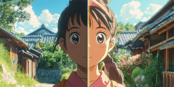 Une image Ghibli créé par Gemini