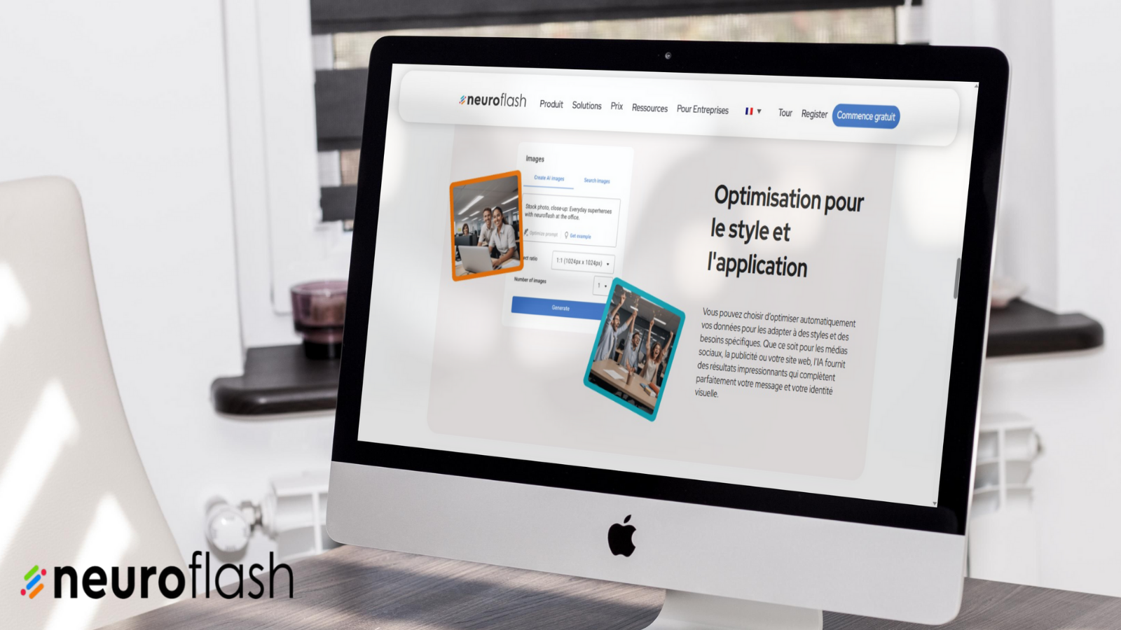 IA génère image réelle