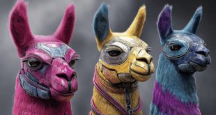 illustration des trois modèles d'IA qui constituent Llama 4 de Meta
