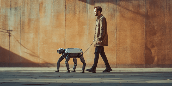 Robbie robot chien guide