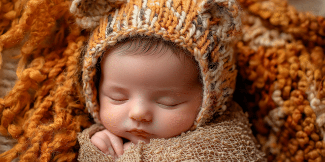 un mignon bébé en train de dormir pour illustrer les gènes de bébé piratés