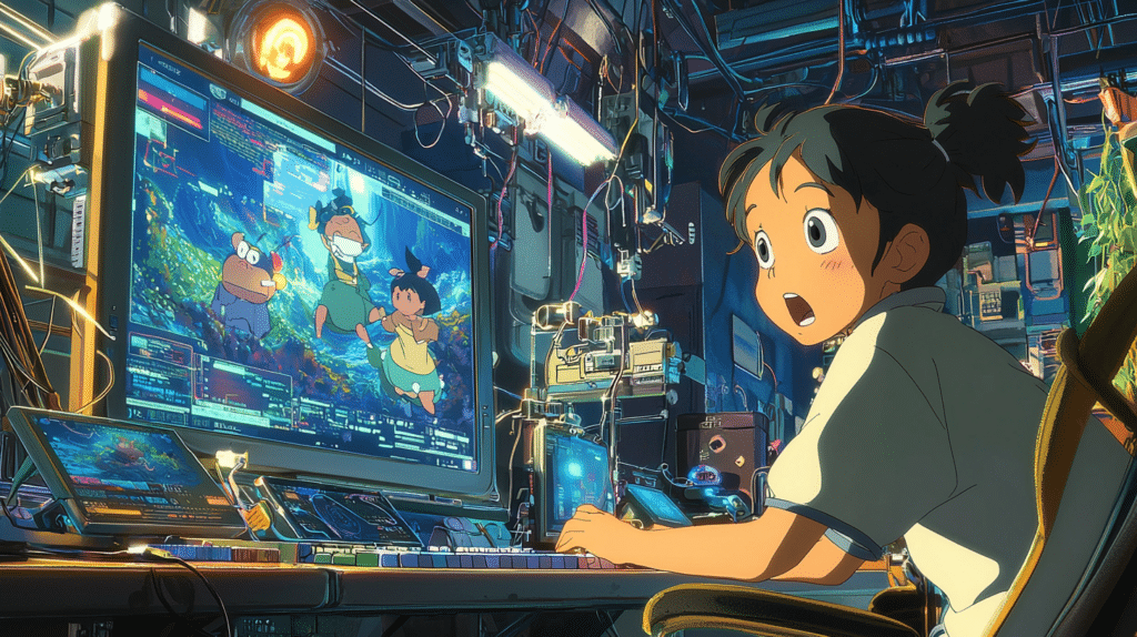 Une animation japonaise