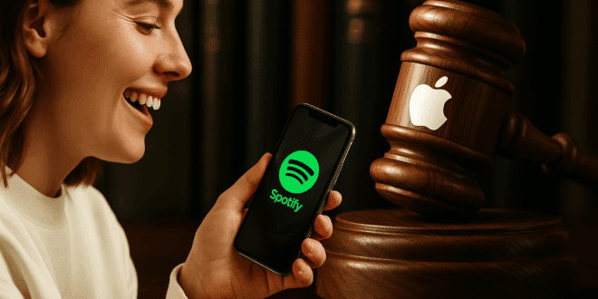 L'App Store cède face à la pression, Spotify en profite !