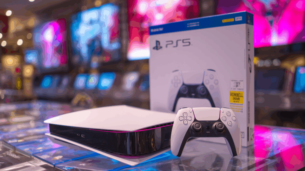 PS5 sous carton