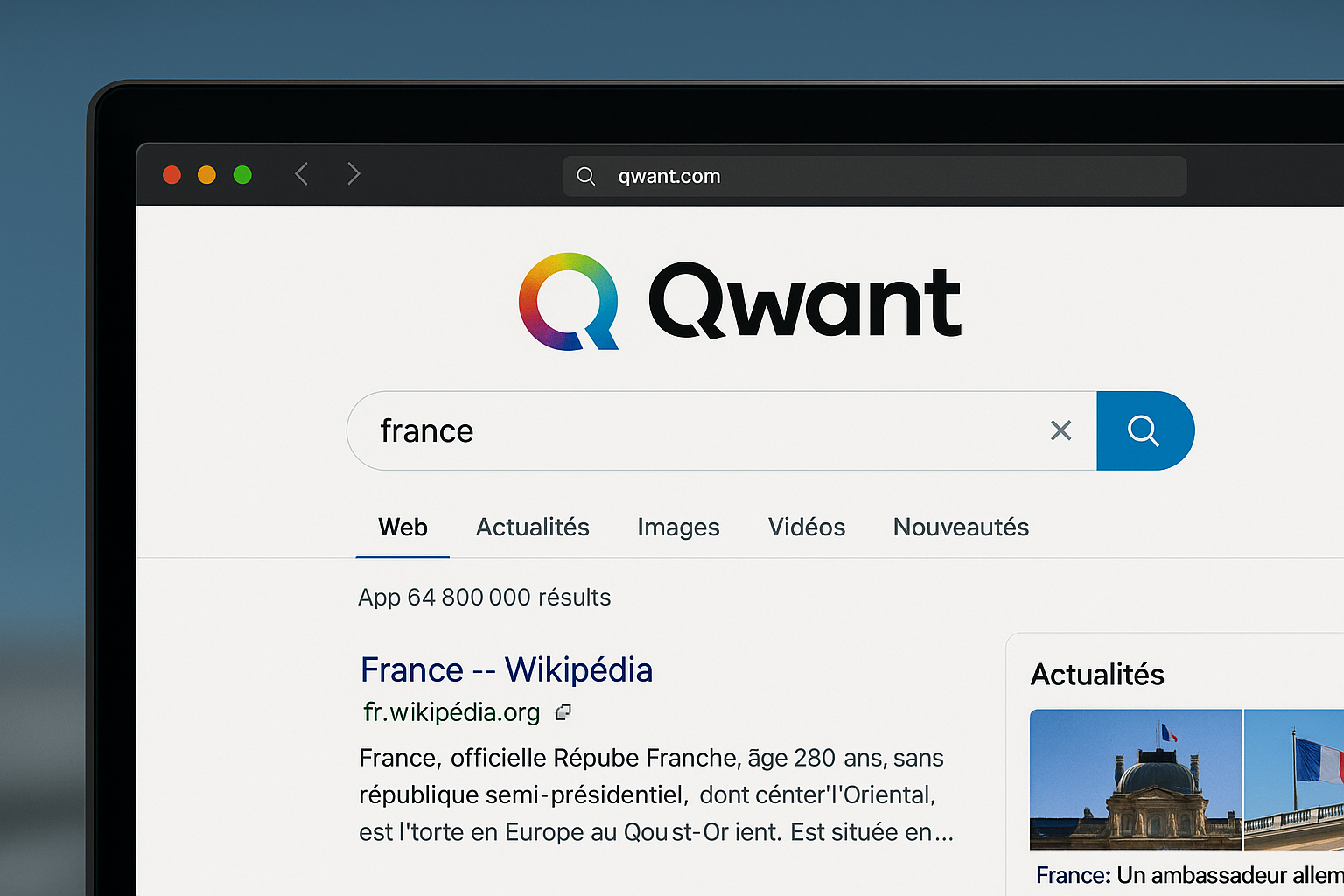 Tout savoir sur Qwant, le moteur de recherche français
