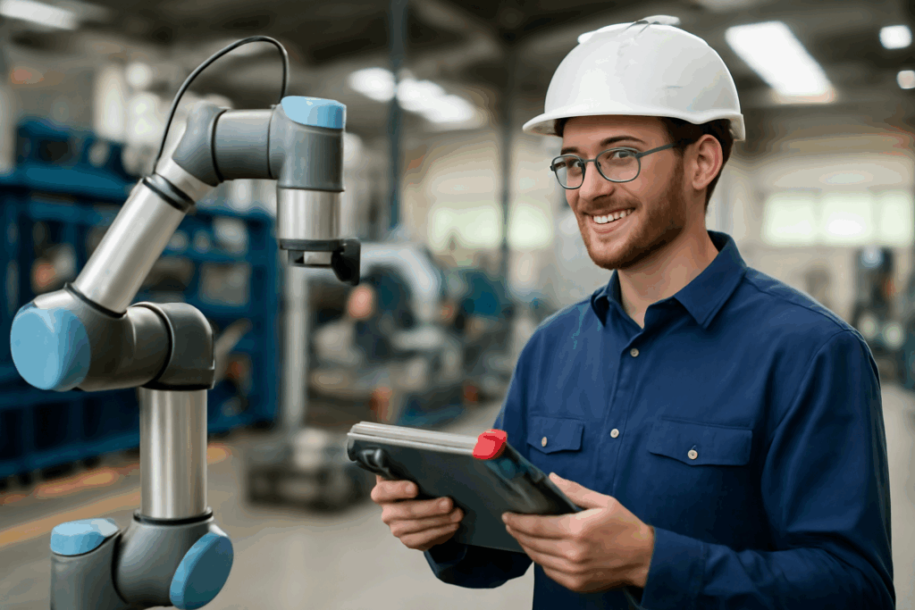 Tout savoir sur les robots collaboratifs ou cobots en milieu professionnel