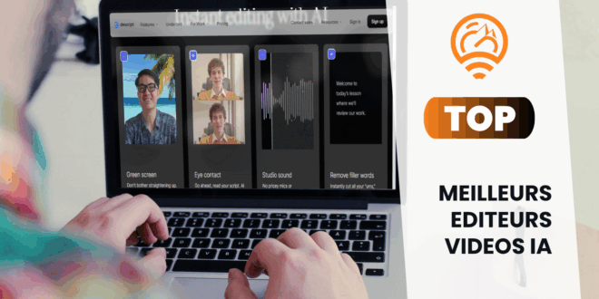Top éditeurs vidéo IA