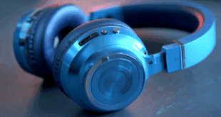 Un casque bleu pour illustrer le XM6 de Sony