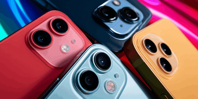 Photo de 4 iPhones