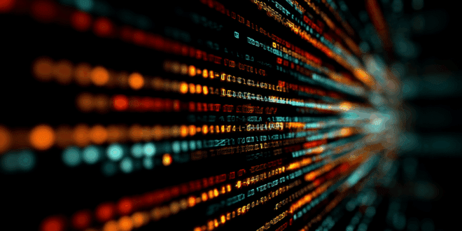Des lignes de codes futuristes